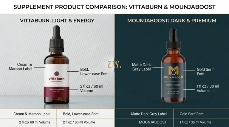 MounjaBoost vs VittaBurn Review 2026: Sublingual Drops or AMPK Capsules?